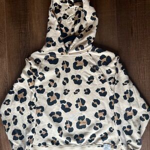 Zara kids Leopard Print Hoodie